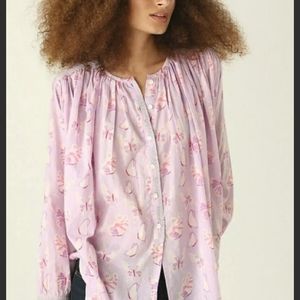 NWT Ro's Garden Byron Top Nancy SZ LG LILAC